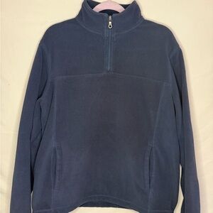 Croft & Barrow Dark Blue Fleece Jacket